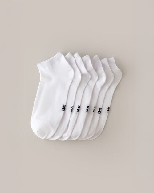 Paquete Calcetines Cortos Blancos